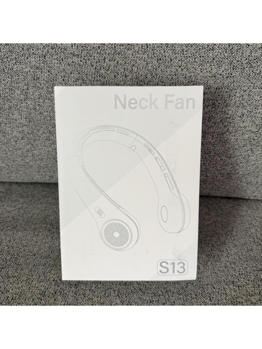 Portable Neck Fan w/ LED Display, 360° Cooling, 3-Speed